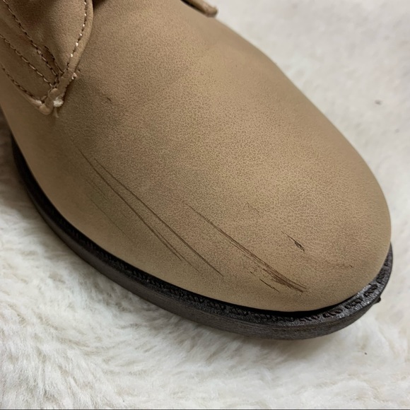 Qupid Embroidered Ankle Lace Up Boots Size 10 - Picture 12 of 12